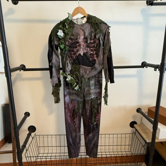 Rubie's Kids Halloween Swamp Zombie Costume Jumpsuit and Mask L - Picture 7 of 11